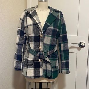 Always poised coat by Fashion nova